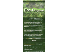 Tablet Screenshot of eco-odyssee.ca